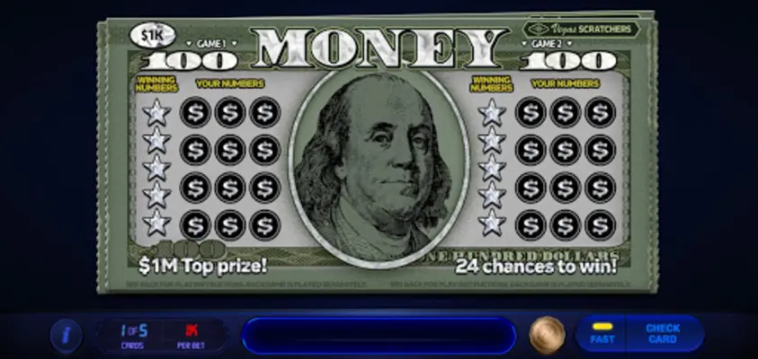 Vegas Scratchers android App screenshot 2